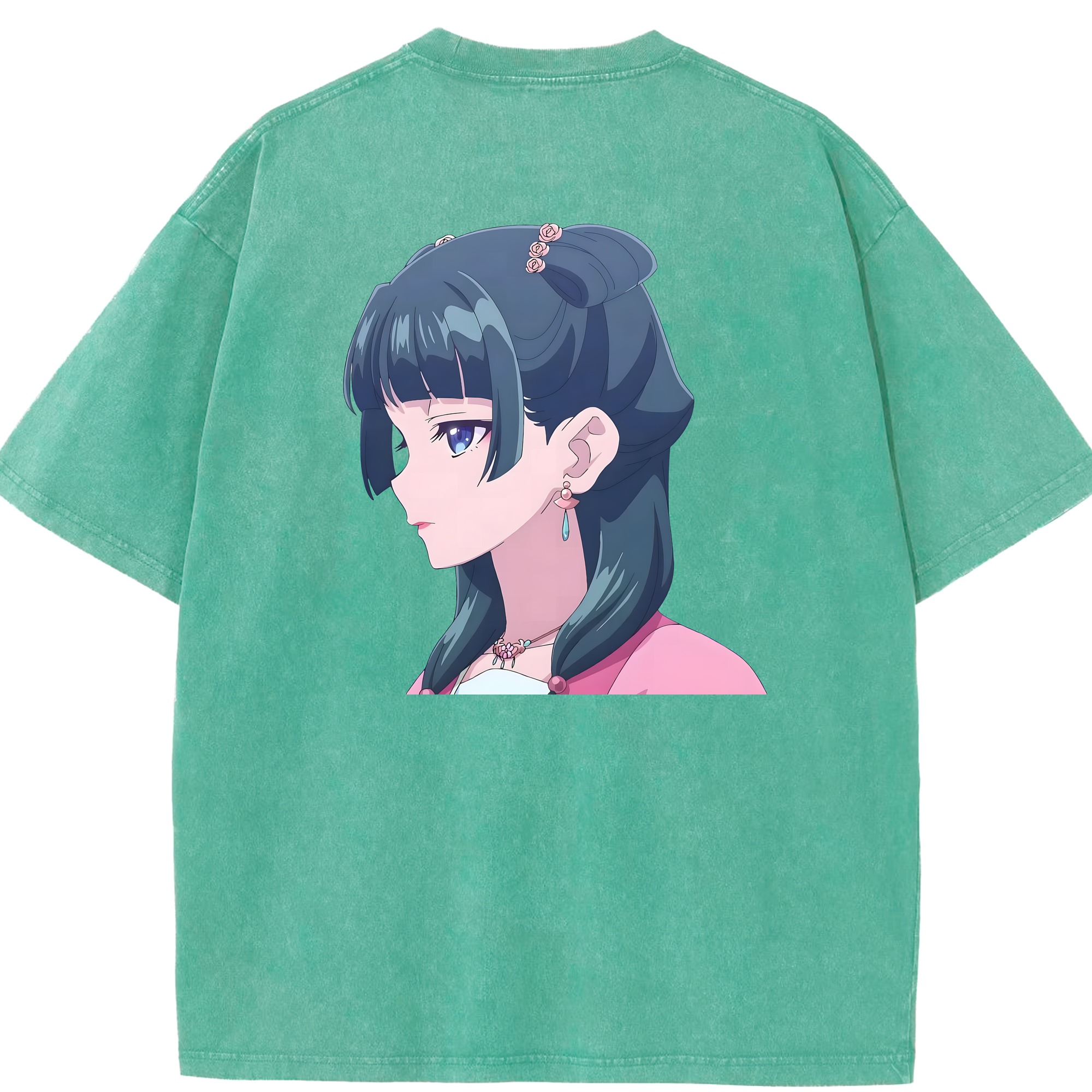 （画像用） 薬屋のひとりごと The Apothecary Diaries 綿100% ヴィンテージ風 半袖Tシャツ（背面プリント）